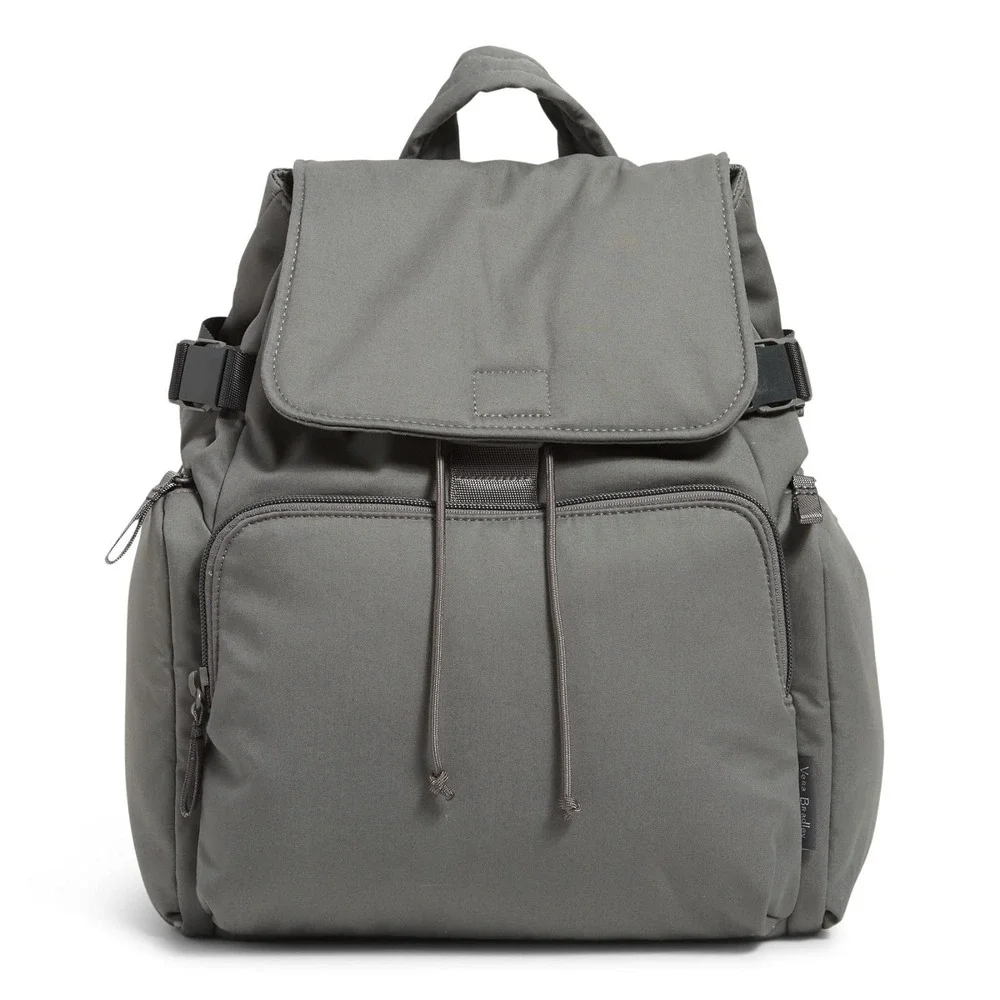 Vera Bradley Women's Cotton Utility Backpack Galaxy Gray 28013-X67